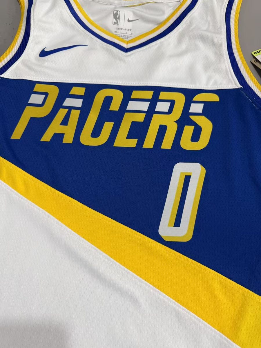 Indiana Pacers 2026-27 City Edition White Jersey - detail