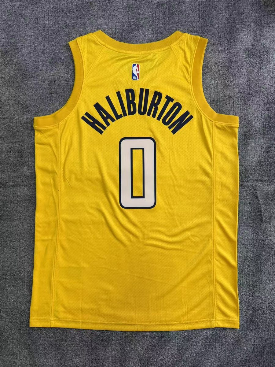 Indiana Pacers 2026-27 Season Statement Yellow Jersey - detail