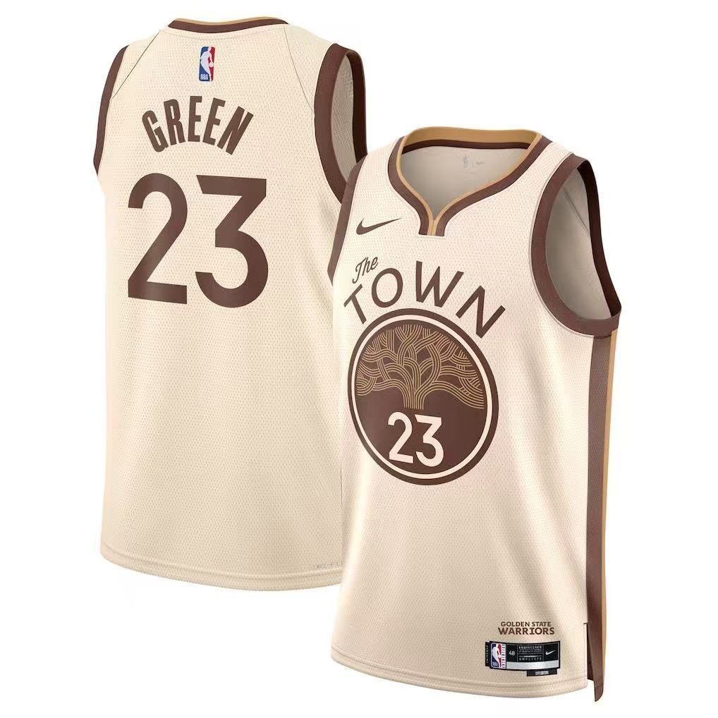 Golden State Warriors 2026-27 Season City Jersey Cream - detail