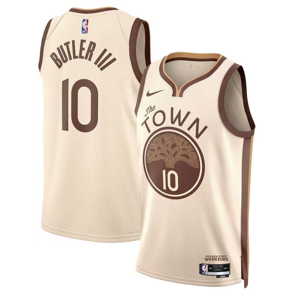 Golden State Warriors 2026-27 Season City Jersey Cream - detail