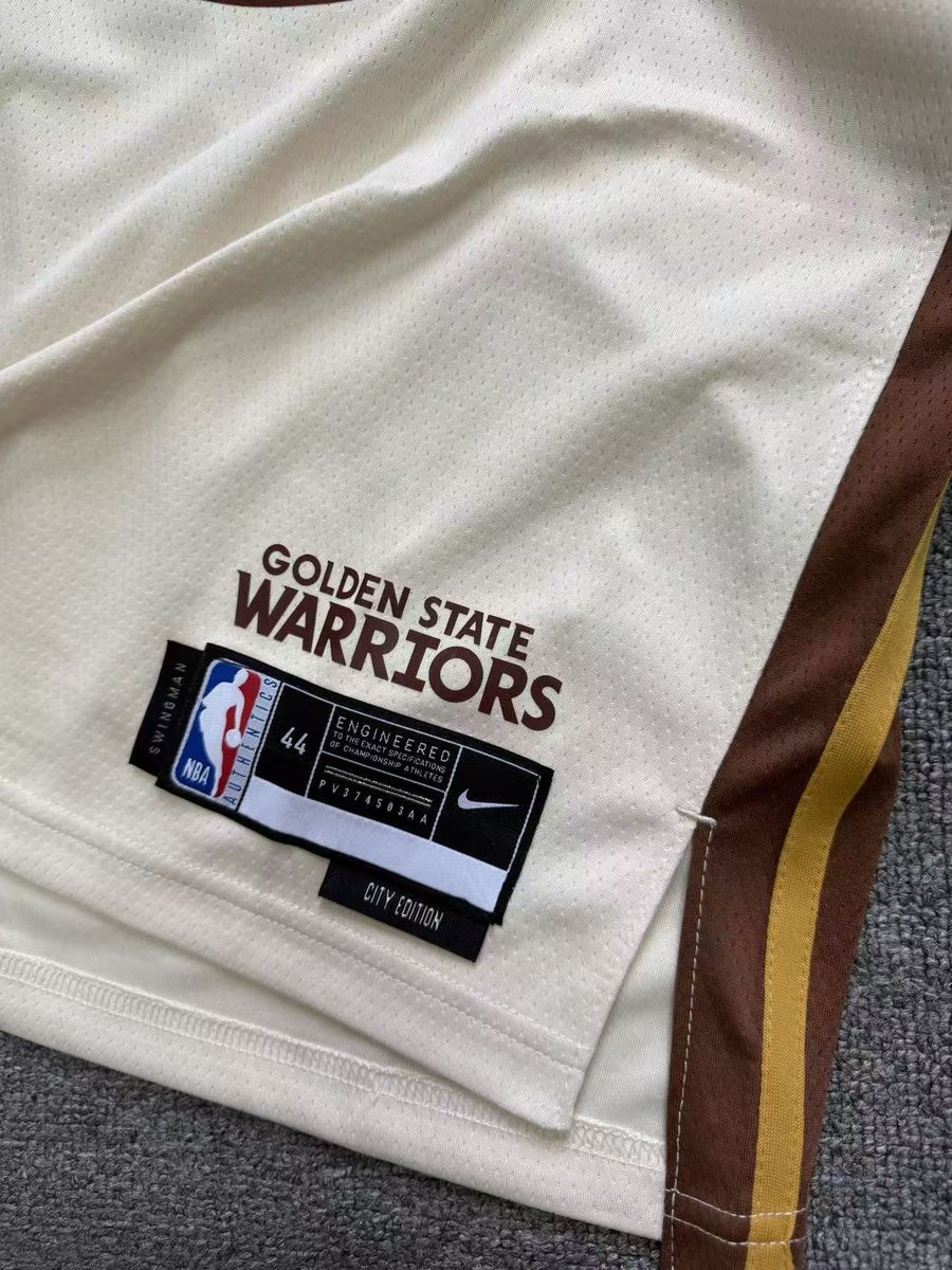 Golden State Warriors 2026-27 Season City Jersey Cream - detail