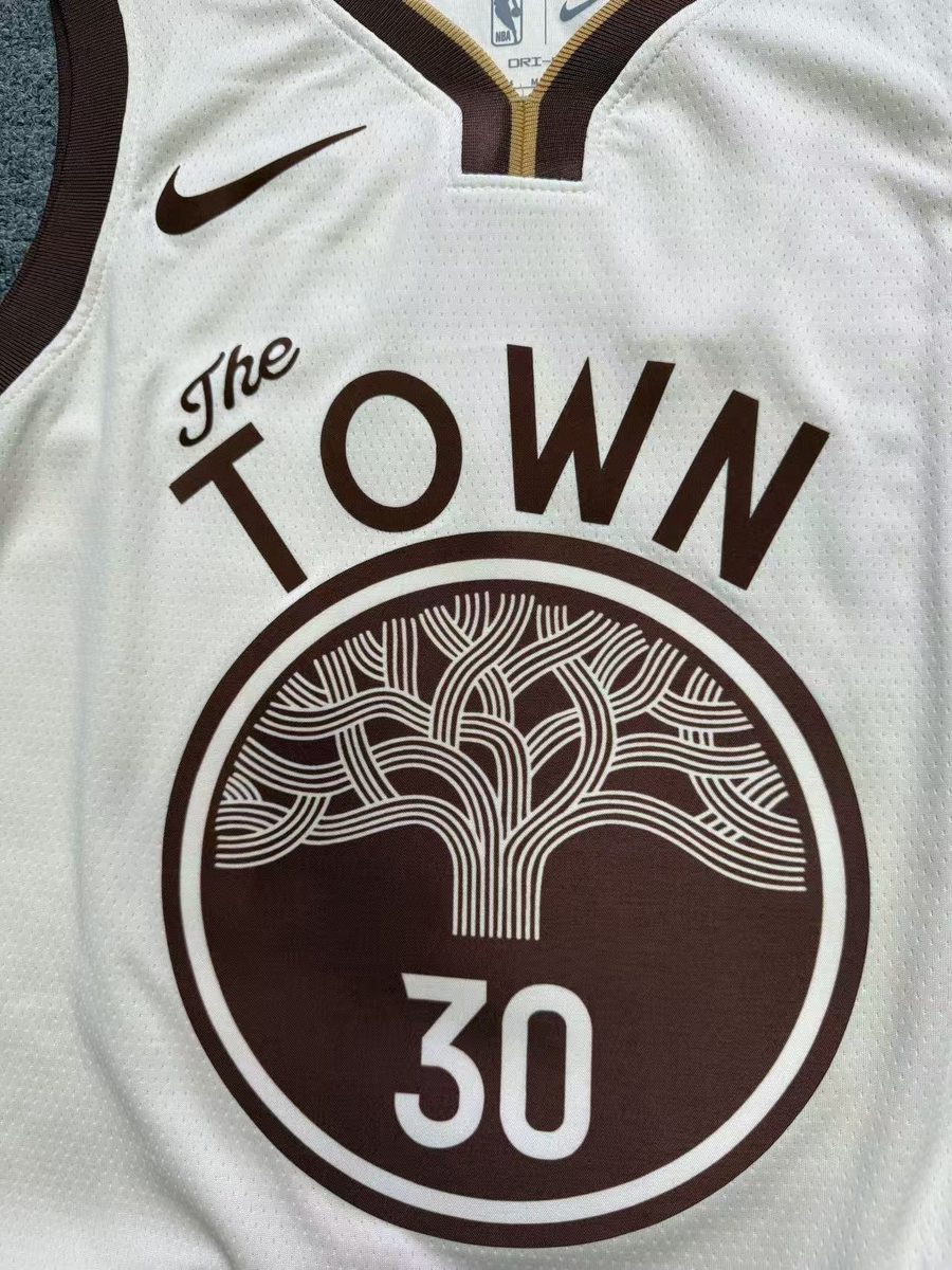 Golden State Warriors 2026-27 Season City Jersey Cream - detail