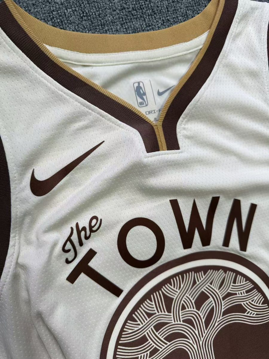 Golden State Warriors 2026-27 Season City Jersey Cream - detail