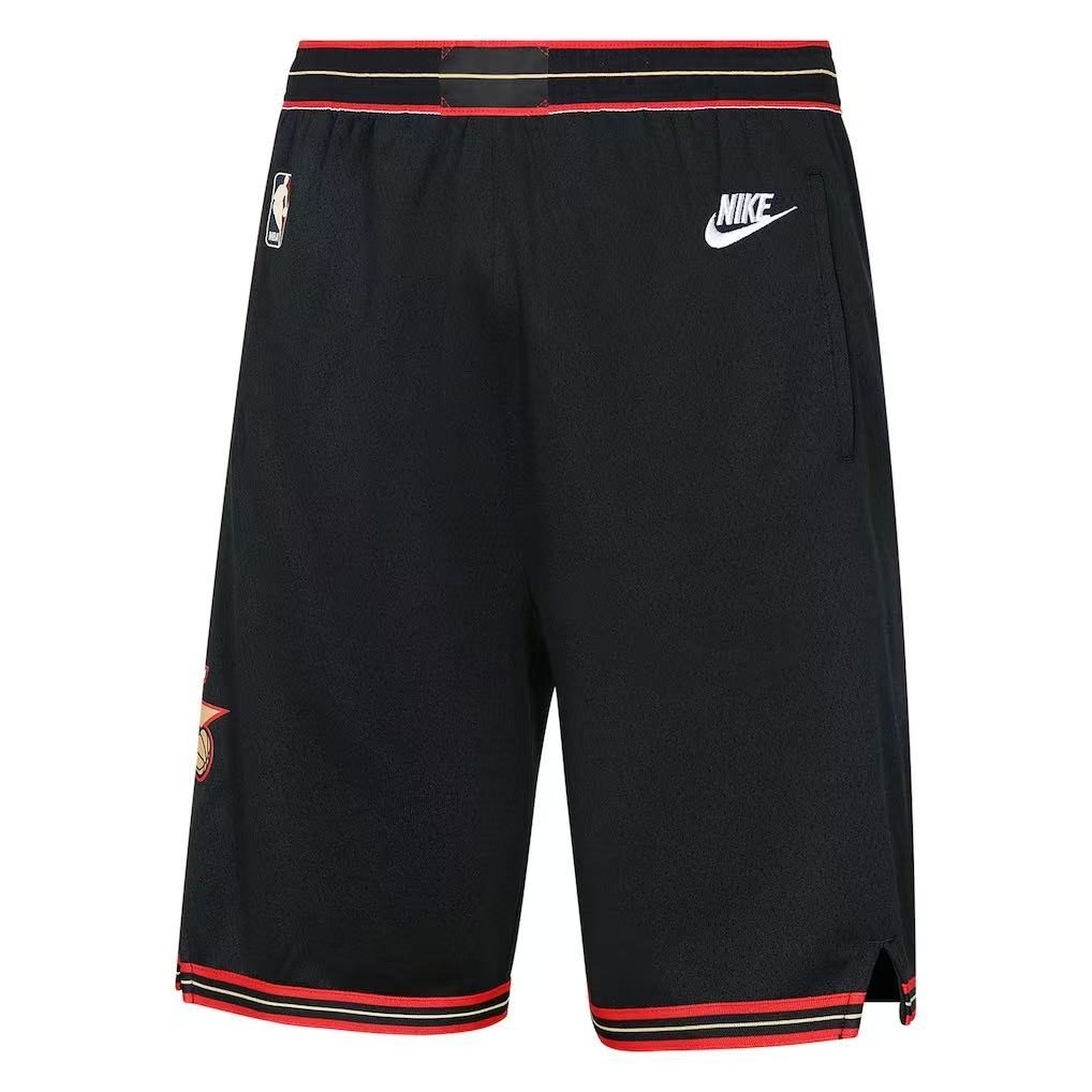 Philadelphia 76ers 2026-27 Season Throwback Black Shorts - detail