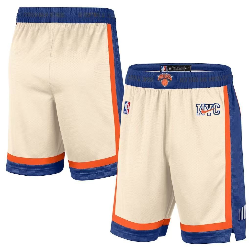 2026-27 New York Knicks City Cream Shorts