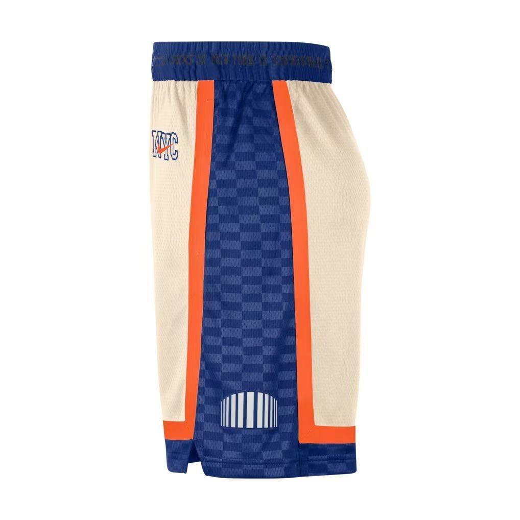 2026-27 New York Knicks City Cream Shorts - detail