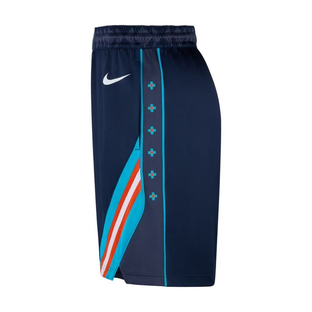 Oklahoma City Thunder 2026-27 Season City Swingman Shorts Navy - detail