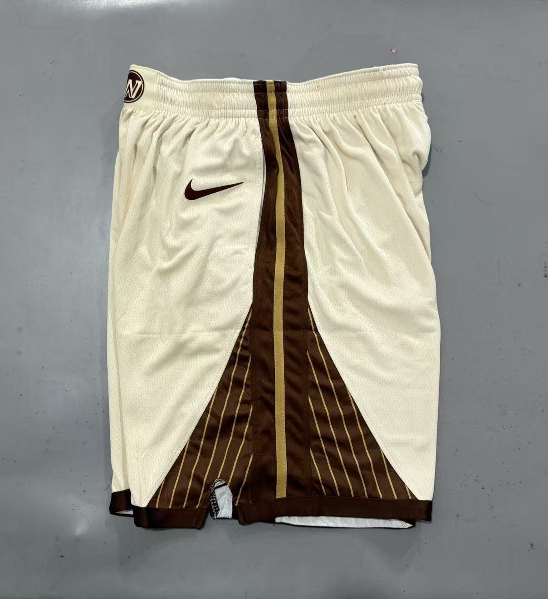 Golden State Warriors 2026-27 Season City Edition Shorts Cream - detail