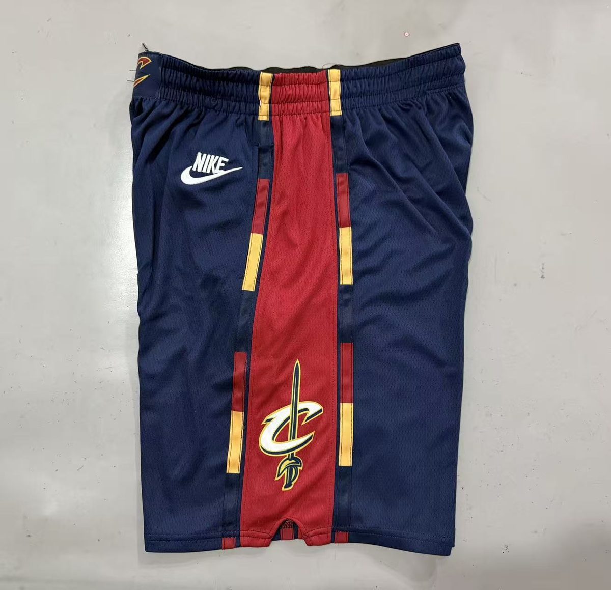 Cleveland Cavaliers 2026-27 Season Throwback Navy Shorts - detail