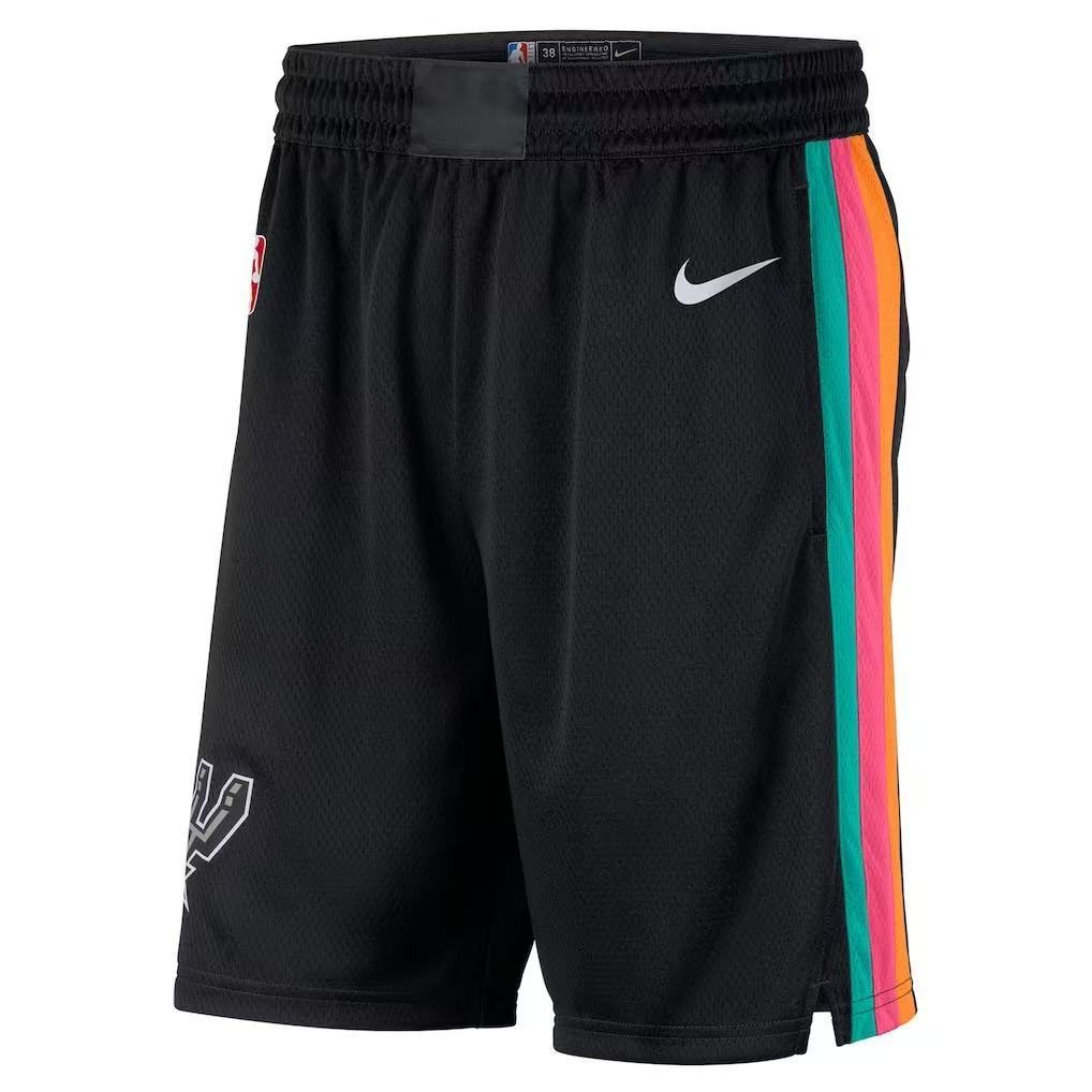 San Antonio Spurs 2026-27 Season City Edition Black Shorts - detail