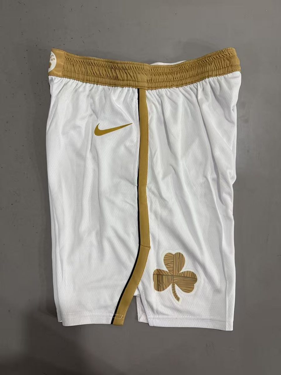 Boston Celtics 2026-27 Season City Shorts White - detail