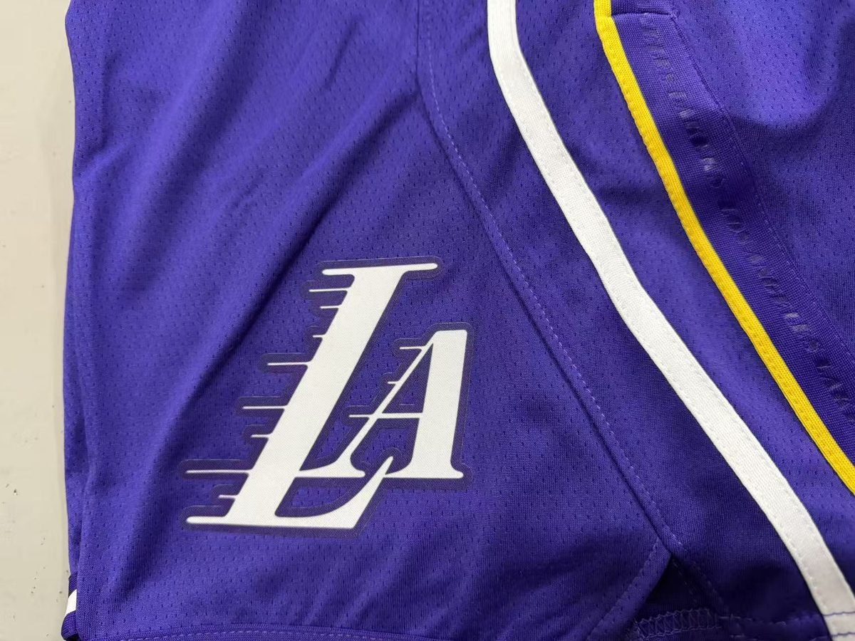 Los Angeles Lakers 2026-27 Season Statement Purple Shorts - detail