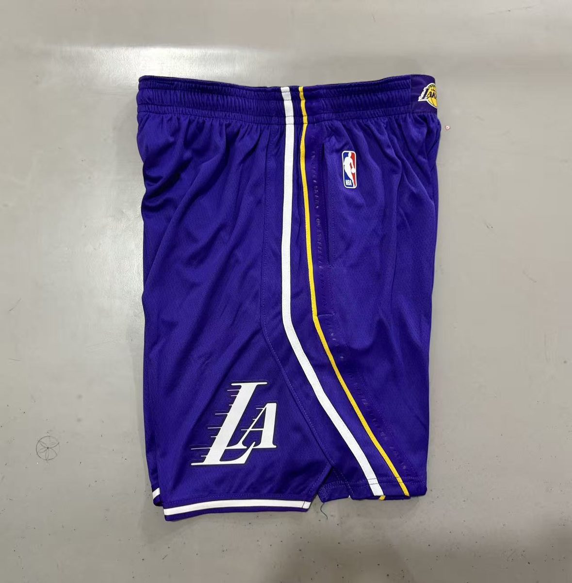 Los Angeles Lakers 2026-27 Season Statement Purple Shorts - detail