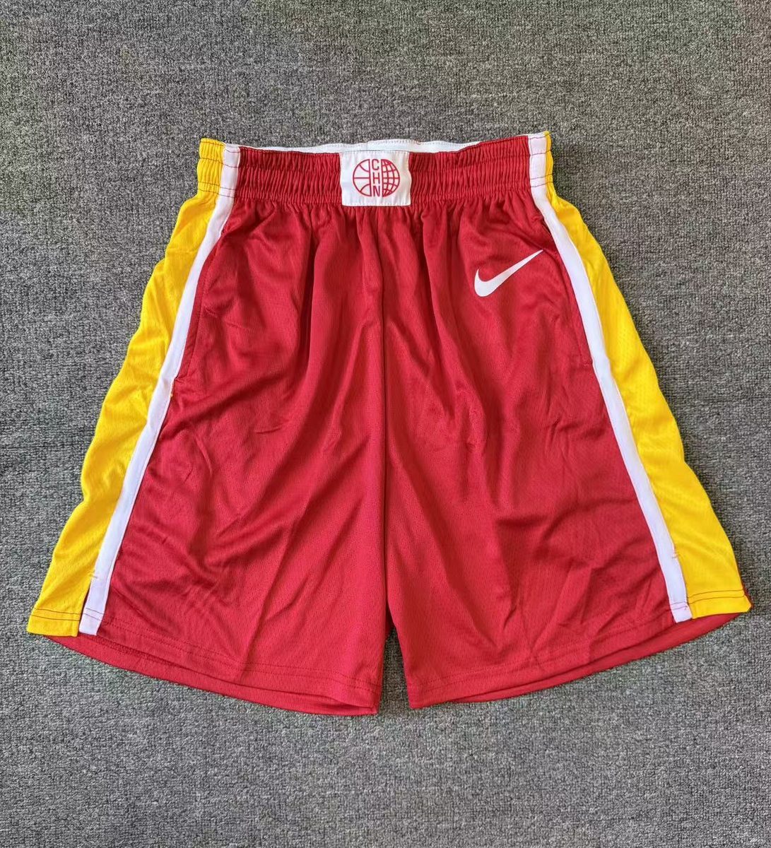 2024-25 China National Team Red Basketball Shorts