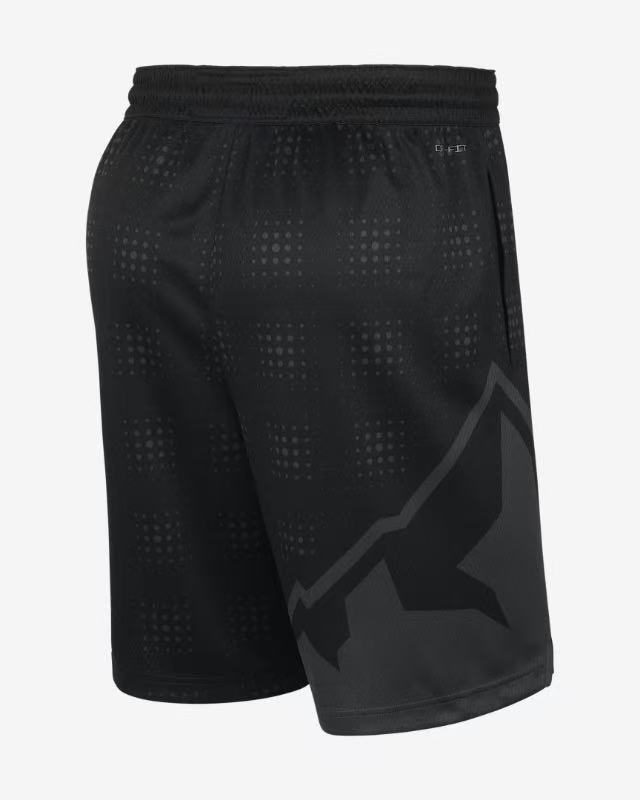 Portland Trail Blazers 2025-26 Season City Edition Black Basketball Shorts - detail