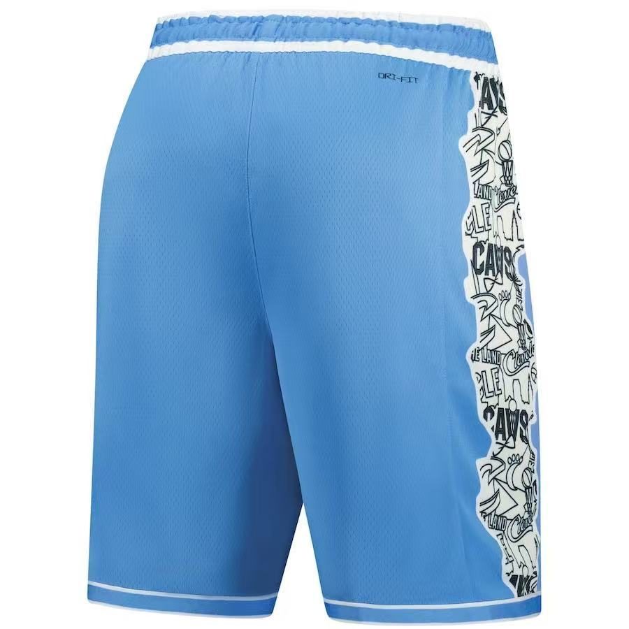 Cleveland Cavaliers 2025-26 Season City Blue Shorts - detail