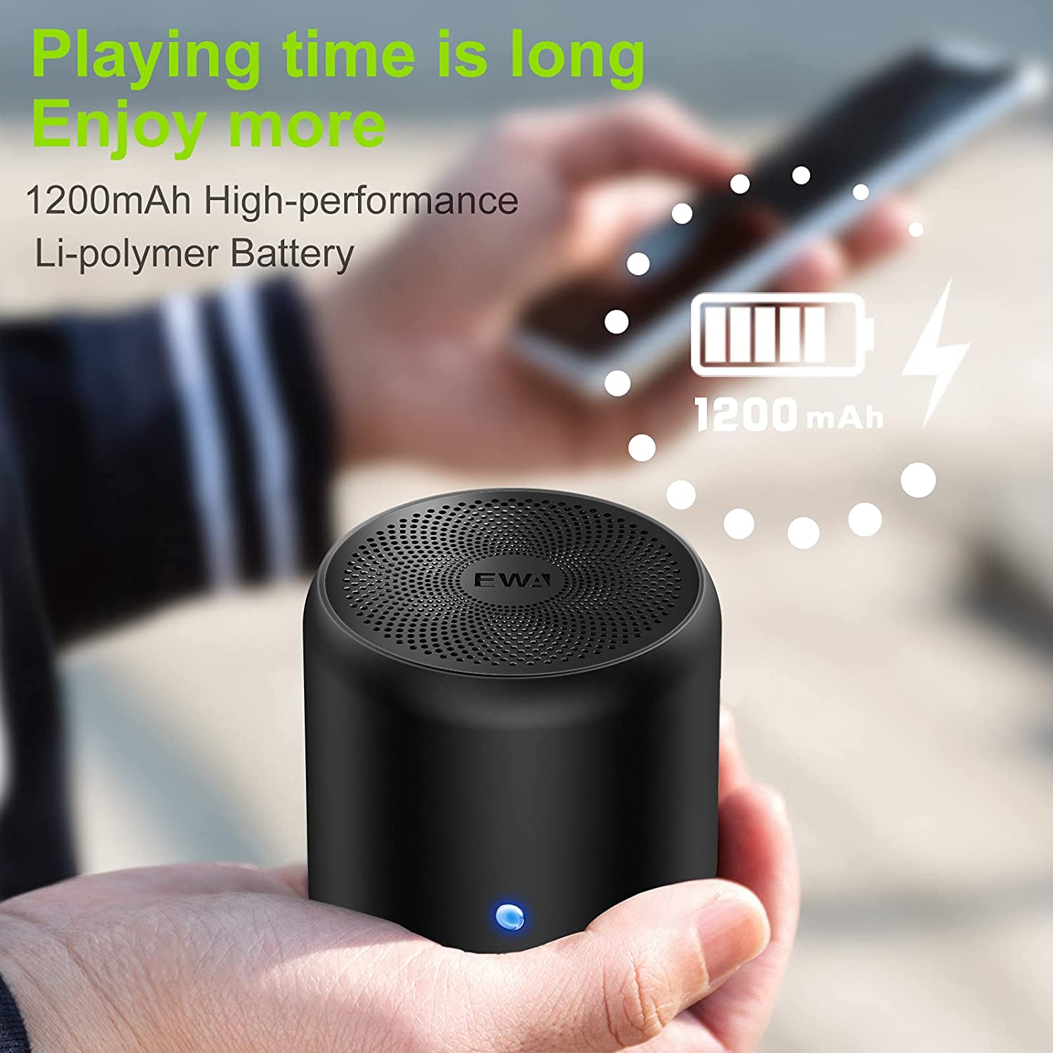 The Future of Technology: Exploring EWA Portable Bluetooth Speaker 8W StormBox Blast Outdoor Wireless Speaker Dual Stereo Party Camping Speaker 1200 mAh 4H Playtime's Innovations