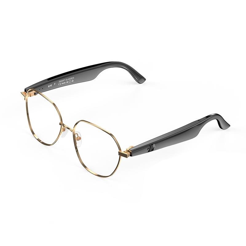 AI Chat Men Women Smart Bluetooth Call Glasses Voice Assistant Real-time Translation Voice Notes Open Ear Music IP65 Waterproof Automatic Magnetic Phone Remote Wearable Anti-Blue Light