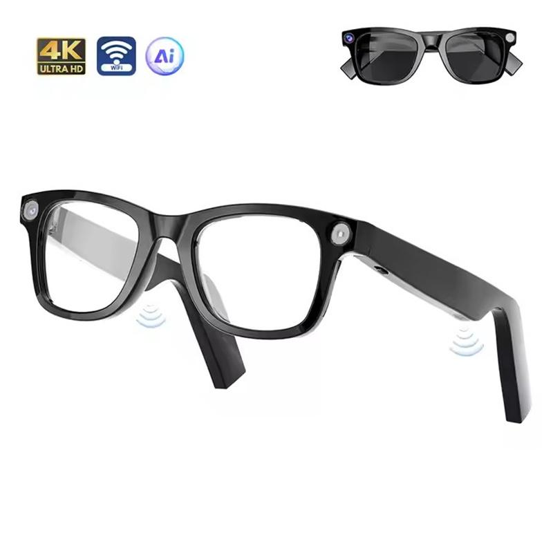 Smart Glasses W610 with Camera 8 Million Pixels Wi-Fi Touch Control Dual-microphone Noise Reduction AI Translation Sunglasses Wearable Anti Blue Light - Image 2