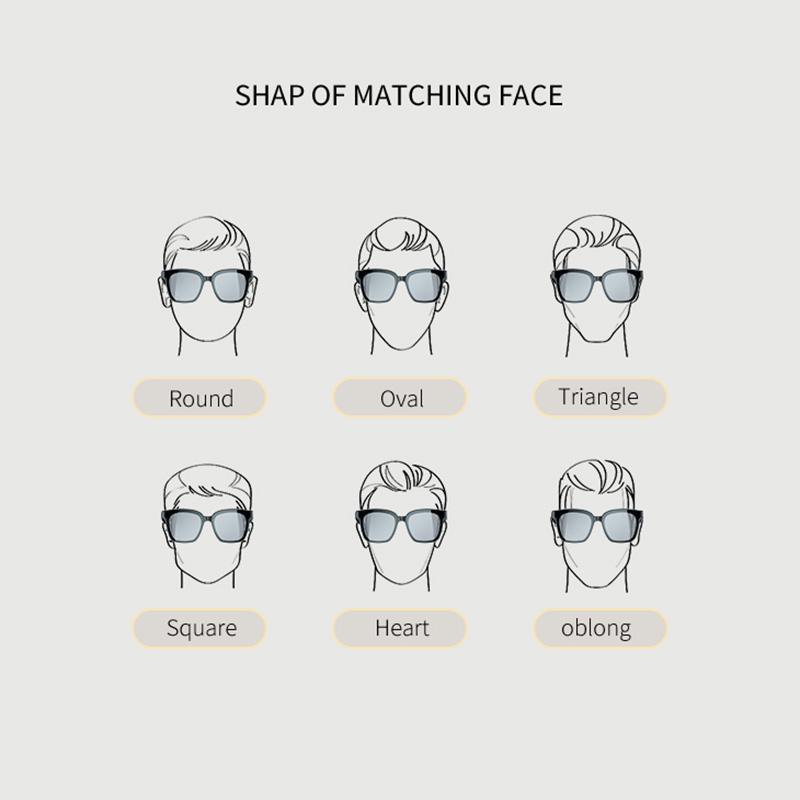 Smart Glasses Multifunctional Bluetooth Glasses Portable Wireless HD Headset With Waterproof  Microphone Sunglasses