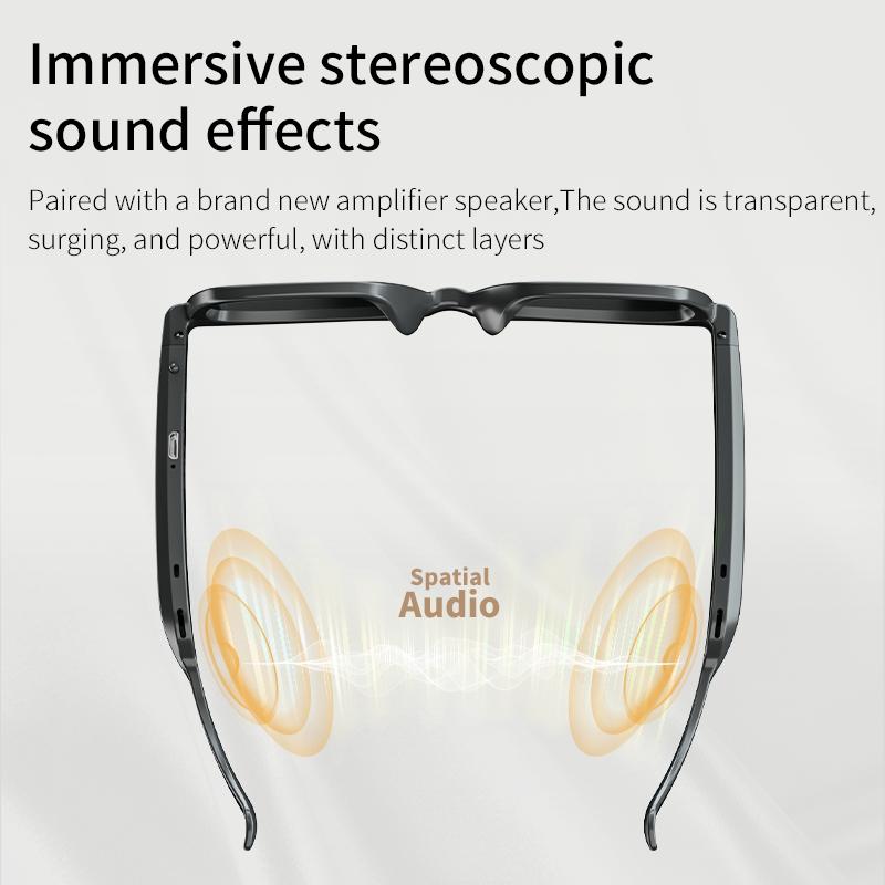 Smart Glasses Multifunctional Bluetooth Glasses Portable Wireless HD Headset With Waterproof  Microphone Sunglasses - Image 4