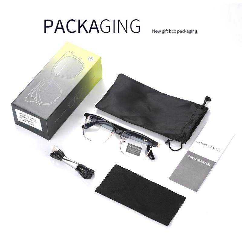 GS06 Upgrade Smart Glasses With Camera Video Recording  AI Photo  Recognition Bluetooth Call Translation Voice Assistant Glasses