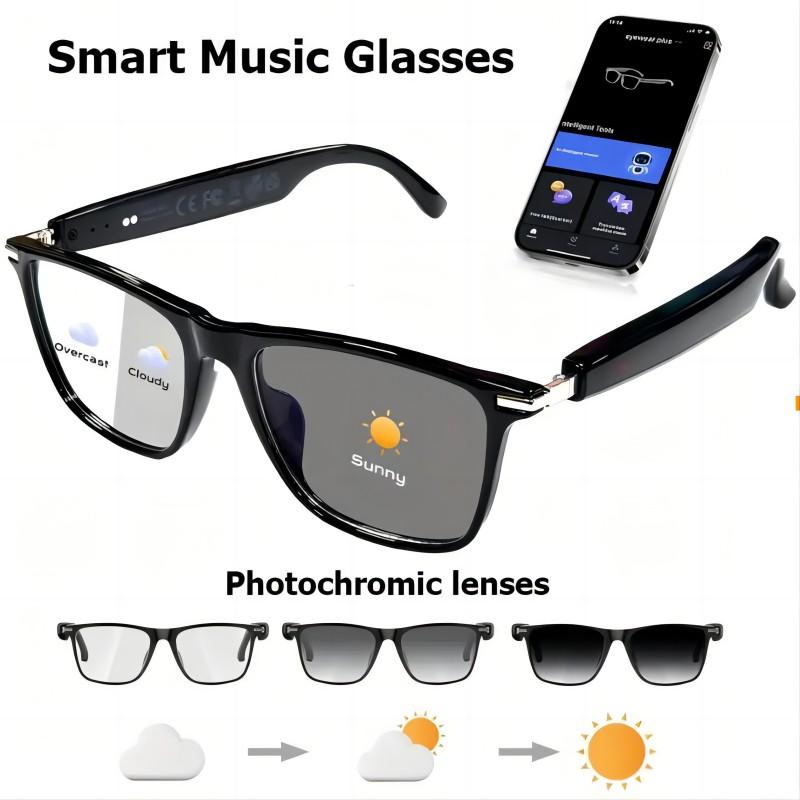 New smart glasses with auto-dimming lenses, built-in microphone and speaker, HD voice calls and HIFI sound quality.