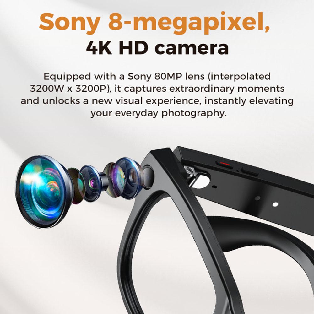 The Future of Technology: Exploring M02 AI Smart Glasses 8MP Camera Video Recording 100+Languages Translation Sunglasses Bluetooth Call Music Play with Charging Box's Innovations