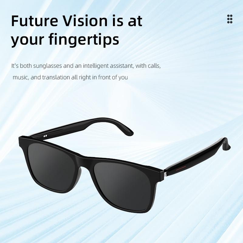 The Future of Technology: Exploring Bluetooth Smart Glasses for Calls Music Play Noise Canceling Waterproof IP68 Can Exchange Lens Wireless Sunglasses for Men Women's Innovations