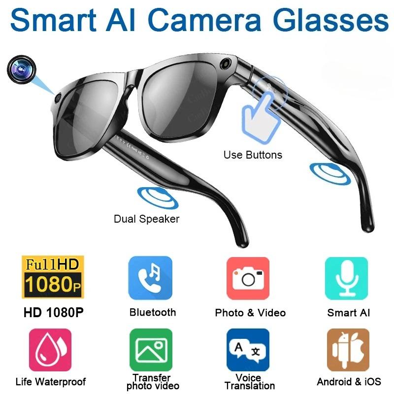 The Future of Technology: Exploring Smart Glasses with AI Upgrade 2026 High-Quality HD Camera 100MP, 4K Video, Bluetooth Calling, Portable ChatGPT Feature, Built-in 260mAh Battery, LED Flashlight, Waterproof Rating IP65's Innovations