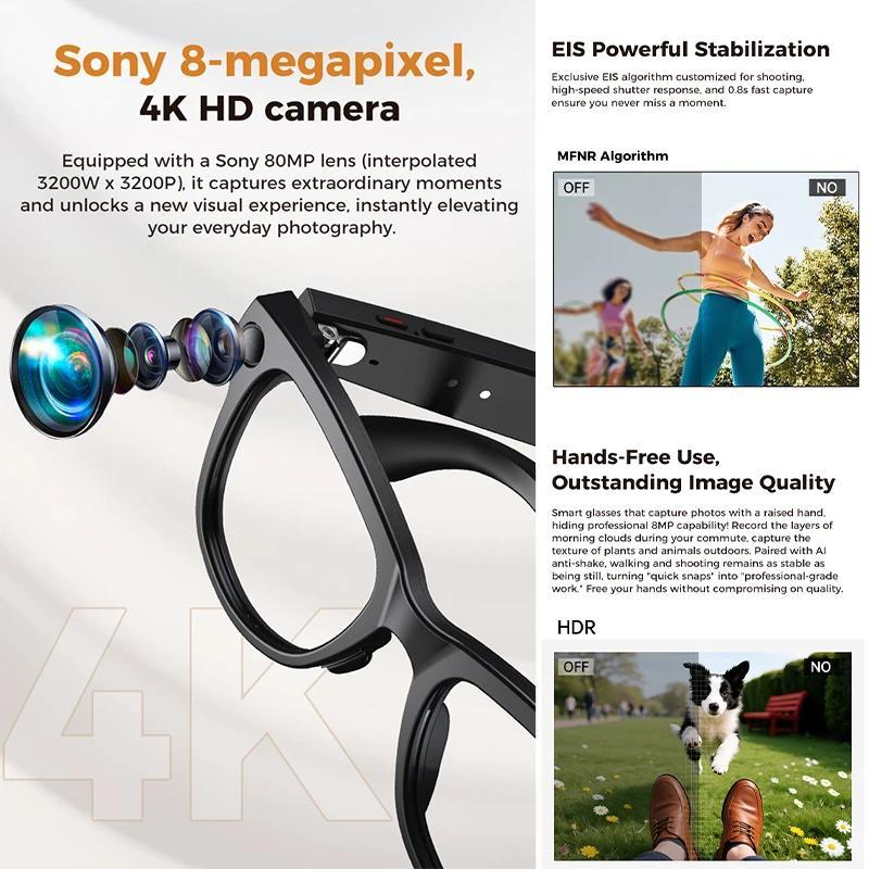 5 Surprising Benefits of Using 2026 4K HD AI Smart Glasses Chat GPT 800MP Camera Bluetooth Call 290mAh Battery 32GB Voice Assistant Control Smart Glasses 2025