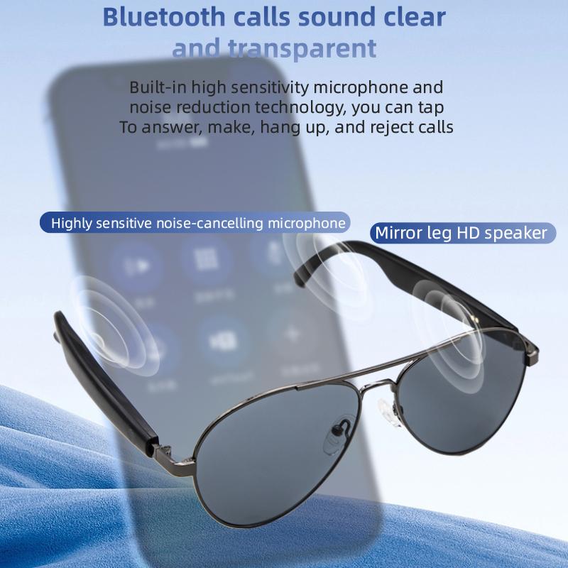 Ai Glasses Bluetooth Sunglasses Smartglasses Bluetooth Connected Bezel Language Translators Lenses Translation