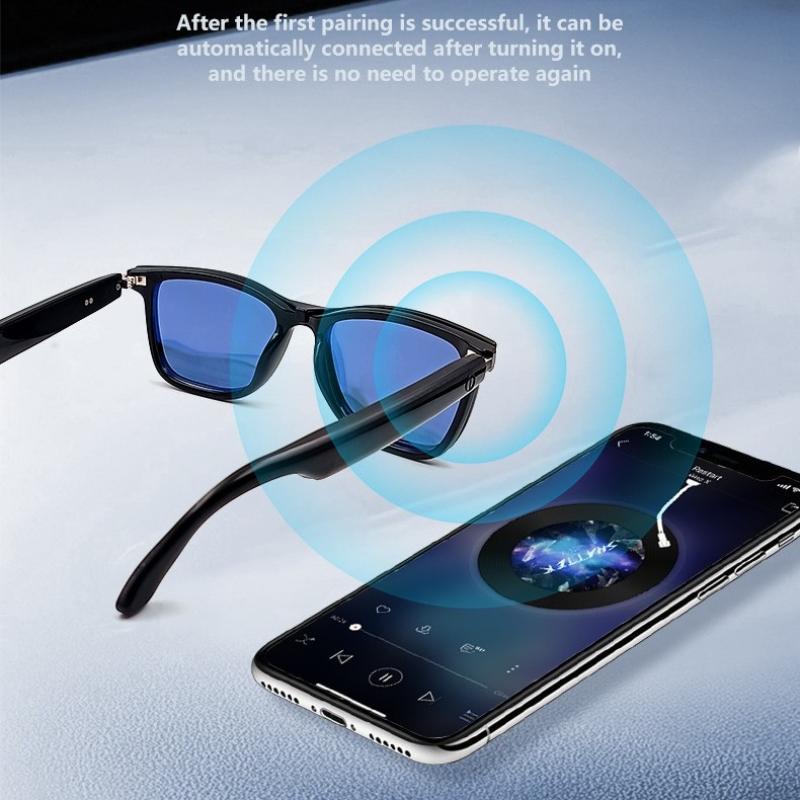 GS05 Smart Glasses Upgraded with Video Recording, AI Image Recognition, Bluetooth Call Interpretation, and Voice Assistant