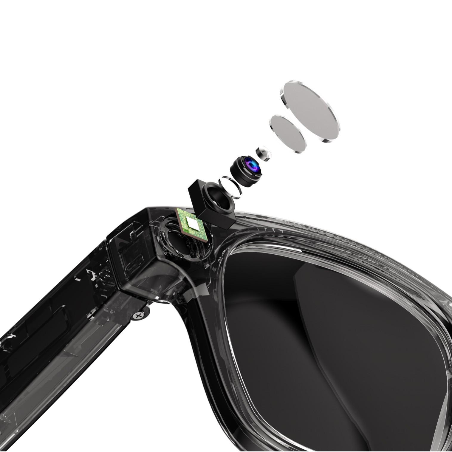 1080P HD Photography 500W GTP Sony Anti-Shake Shooting Bluetooth Voice Assistant AI Translation AI Recognition Video Glasses