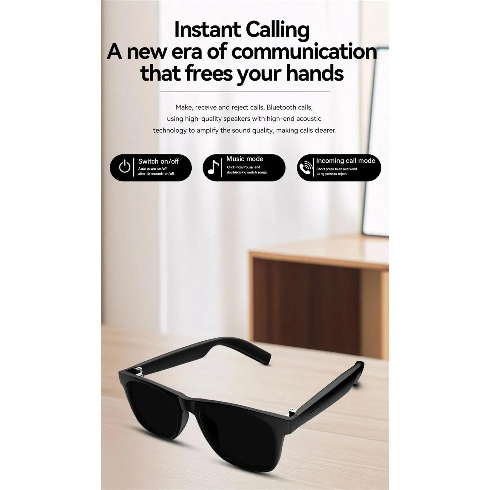 New D11 Smart Glasses Wireless Bluetooth Hands-Free Calling Music Play Headphones With Microphone Motion Stereo Speaker Glasses