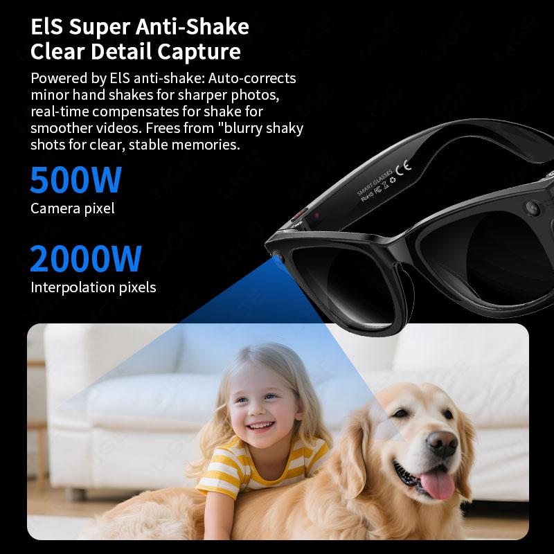 5 Surprising Benefits of Using AI Smart Glasses 5 Million Pixels Recording Videos Photo Recognition Answer Translation 290mAh IP66 Waterproof Bluetooth Glasses