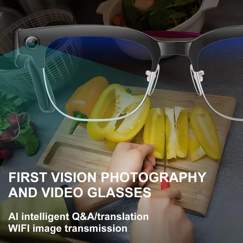 Smart glasses with AI, featuring an 800W camera, 4K HD video, outdoor sports sunglasses, OpenAI voice assistant, Bluetooth music translation, ideal for calling, glasses. vs Competitors: Which One Should You Choose?