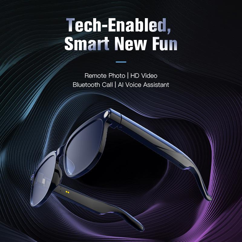 AI Smart Glasses for Men, New for 2026, Color-Changing Translation Glasses, 800W Camera, Waterproof, Suitable for Calls, Photo and Video Recording, Sunglasses