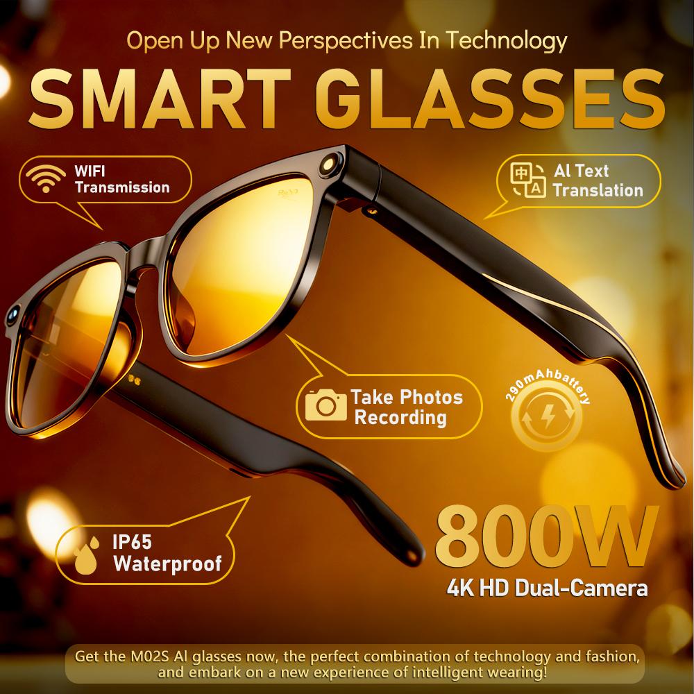 2026 New Men AI Smart Glasses Color-Changing Translation Glasses 800W Camera Waterproof Call Photo Video Recording Sunglasses vs Competitors: Which One Should You Choose?