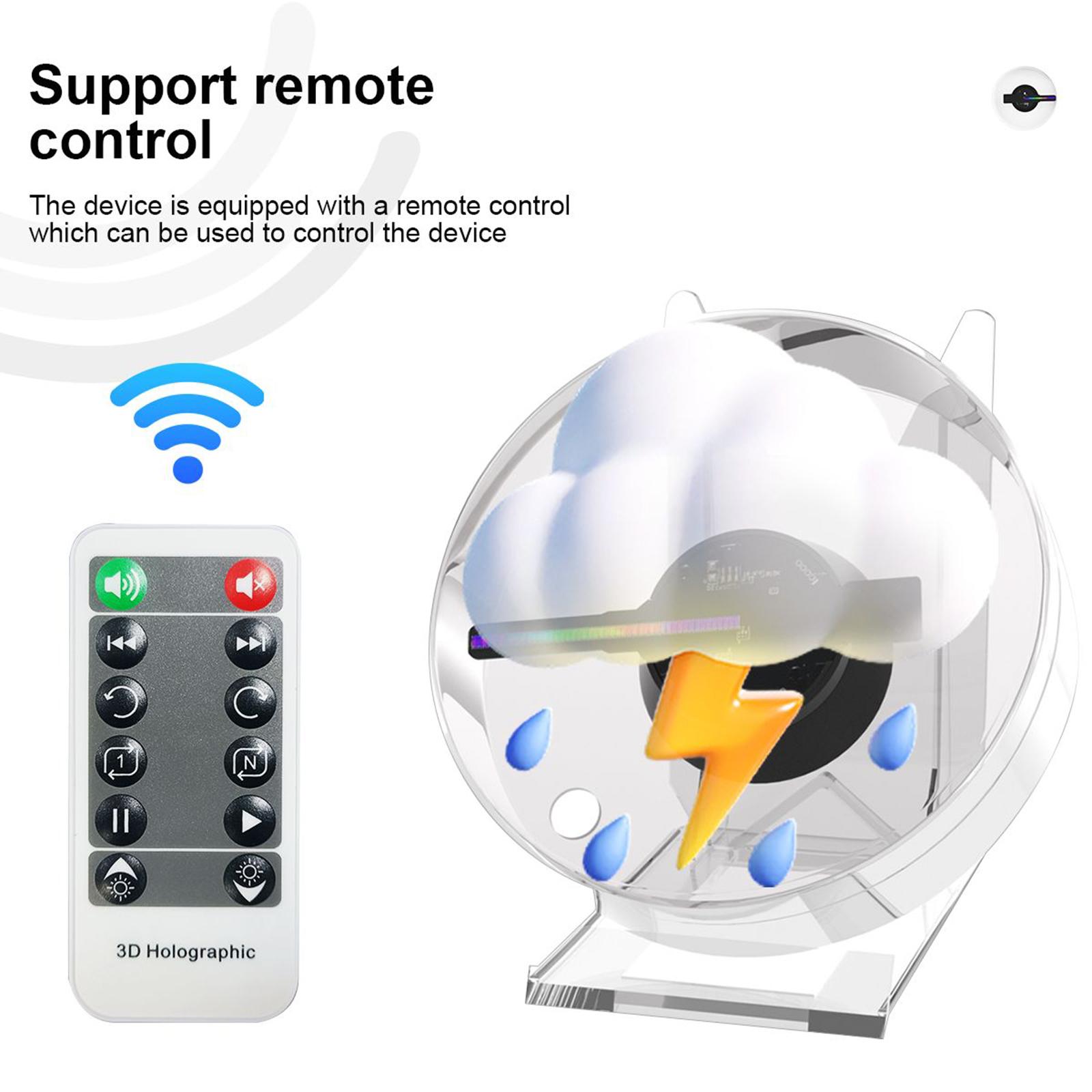 3D Holographic Projector Fan Holographic Advertising Machine Desktop Fan Desktop Fan Screen Holographic Advertising Machine - Image 3