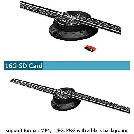 3D Hologram Fan 42CM 3D Holographic Projector Advertising Display Light HD Holographic Projector for Stores Bars Party Xmas
