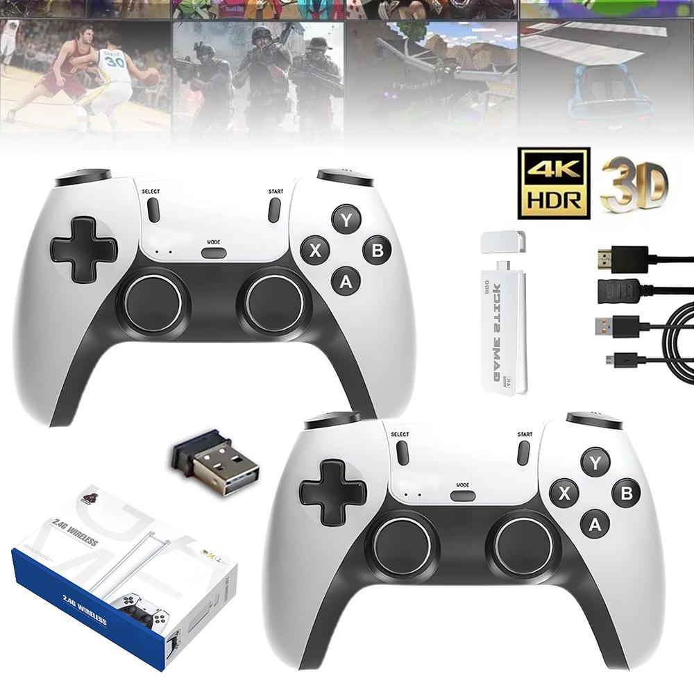 M15 4K TV Game Stick Video Game Console Built-in 30000 Games Retro Handheld Game Player M8 Pro For GBA/MAME/SFC/Arcade Game