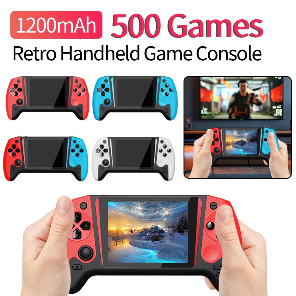 Unboxing and Review: The Mobile gaming console with a retro style, featuring a 3.5-inch LCD screen. Built-in video game console with 500 games, TV connectivity, and designed for single-player use. Experience