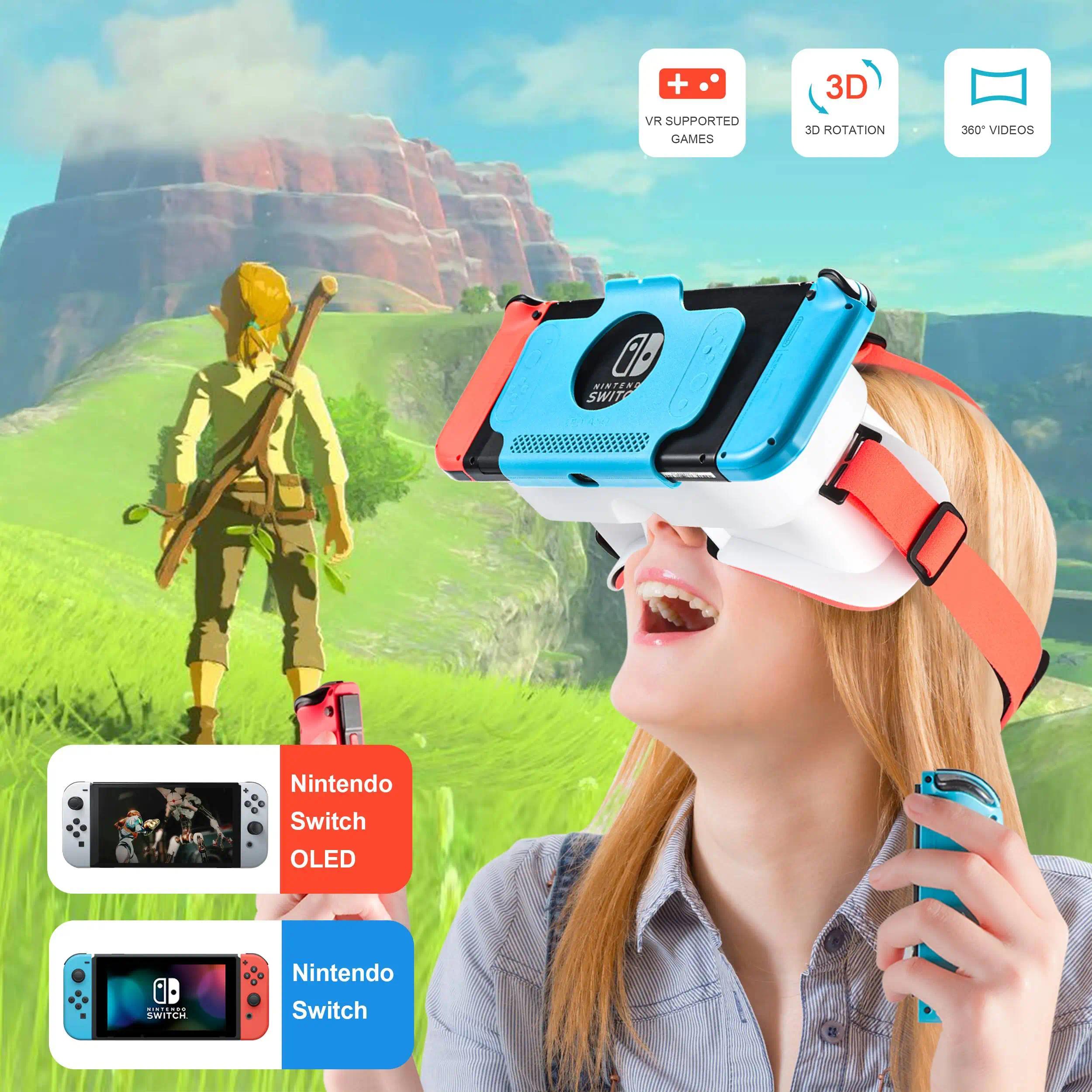 How VR Glasses for Nintendo Switch OLED 3D Glasses Virtual Reality Movies for Switch Game Headset Adjustable Big Lens VR Glasses Can Transform Your Daily Routine